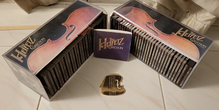 Jascha Heifetz (1917-72). - The Heifetz Collection: 2 Box Sets Complete, Collectible 65 CD, 46 Volume Set - Diverse Titel - CD Boxset - Mono, Stereo - 2004/2004