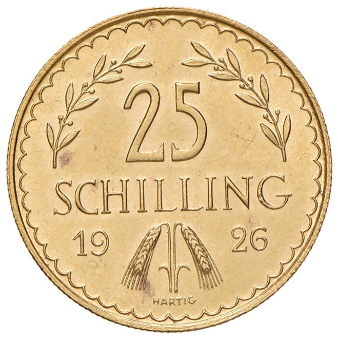 Oostenrijk. 1. Republik (1918-1933-1938). 25 Schilling 1926, Wien.