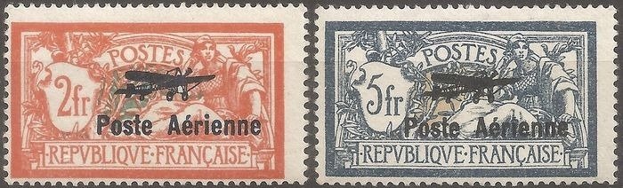 France 1927 - Quote: €500 - Yvert PA 1 et 2
