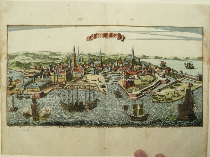 Danimarca, Copenhagen; Jacob Koppmayer / Johann Christoph Wagner - Koppenhagen - 1681-1700
