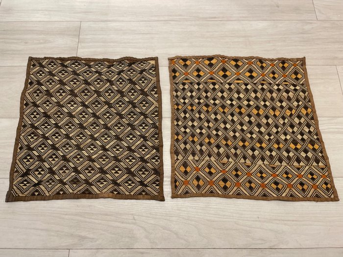 Textiles - Kuba - 60cm (2) - Plant fibre - Shoowa-Kuba - Congo 