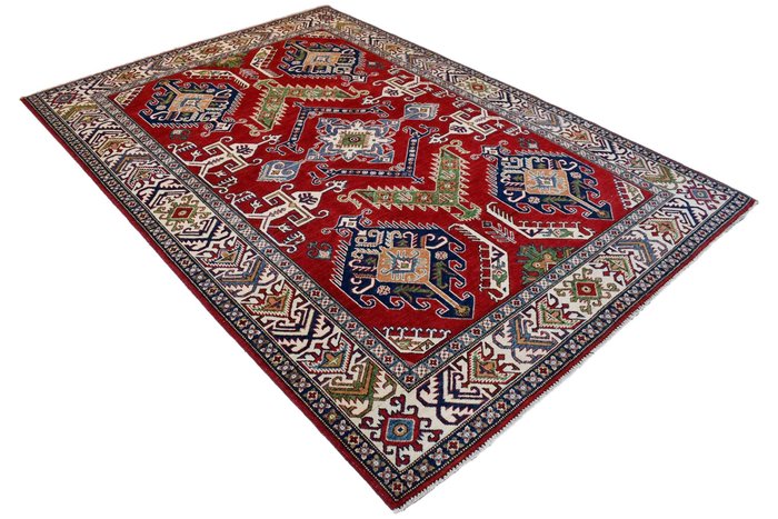 哈薩克語 √ 未使用 - 小地毯 - 264 cm - 186 cm