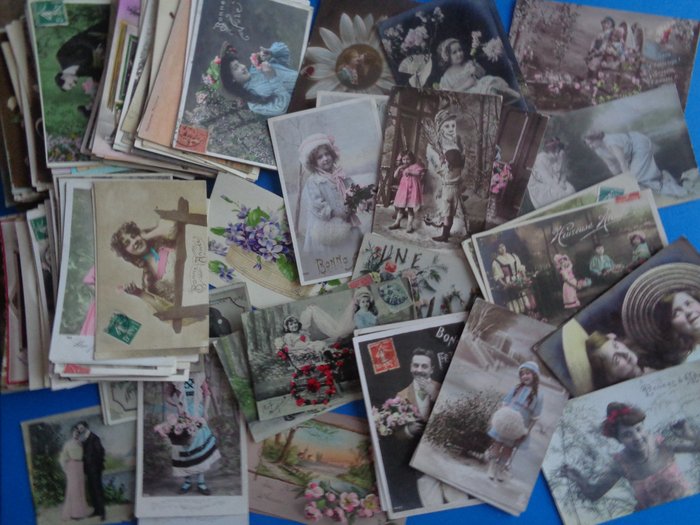 Duetti di fantasia - Cartoline (Collezione di 300) - 1900-1950