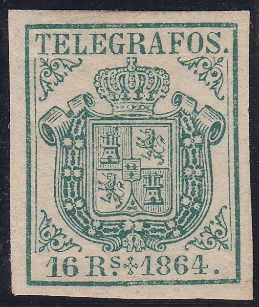 Spain 1864 - Isabella II - Edifil. Telegrafos 3