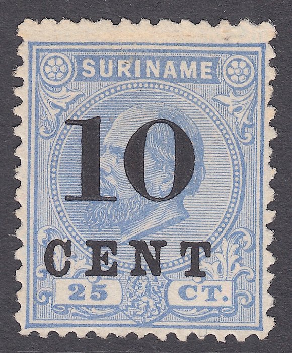 Suriname 1898 - Hulpuitgifte, in type II - NVPH 32ab