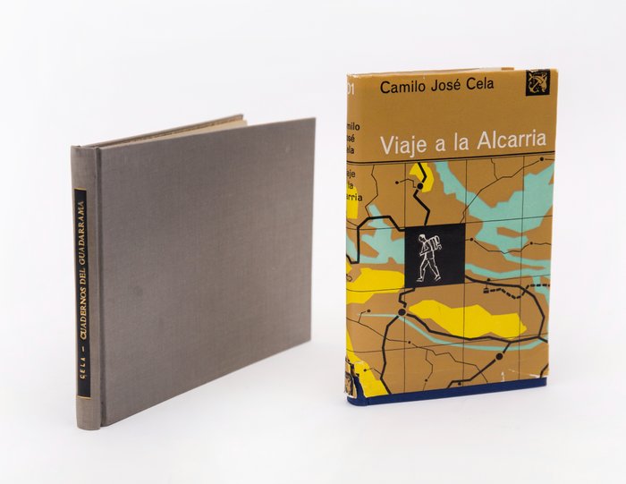 Signed; Camilo José Cela. - Cuaderno del Guadarrama / Viaje a la Alcarria [ambos dedicados por el Nobel en Literatura] - 1965/1960