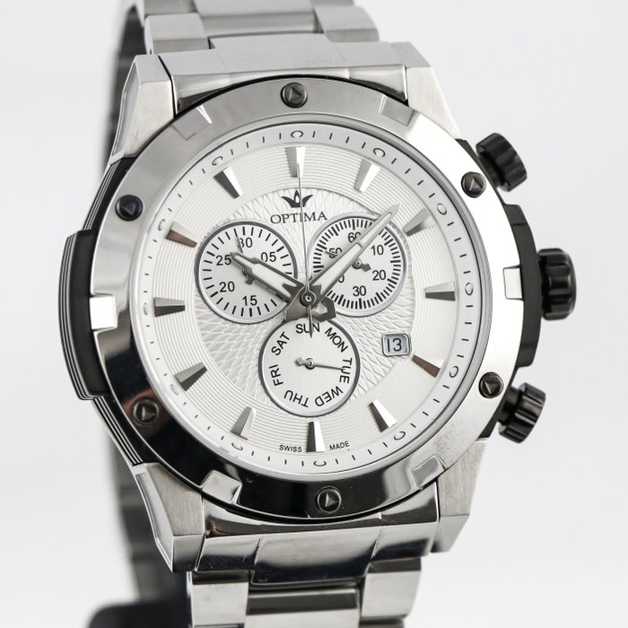 Optima - Chronograph watch - OSC316-SB-1 - Nincs minimálár - Férfi - 2011 utáni