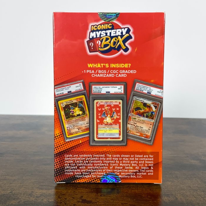 Iconic Mystery Box – Charizard Graded Card Box – Pokémon