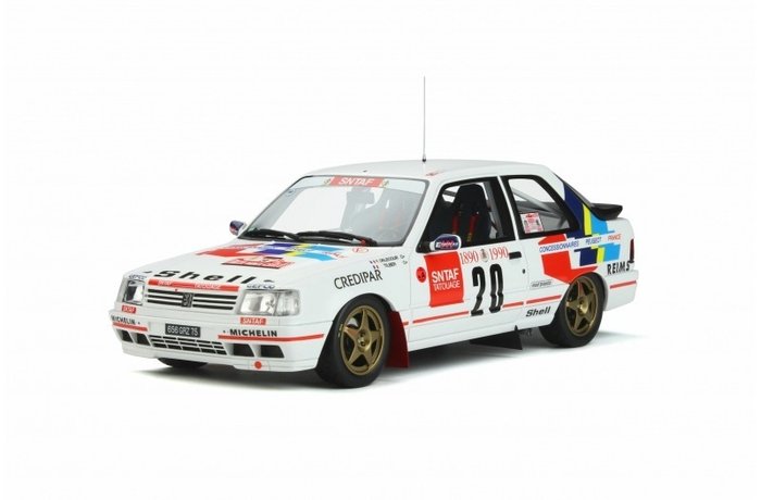 Preview of the first image of Otto Mobile - 1:18 - Peugeot 309 Gr.A Rallye Montecarlo 1990 Delecour - OT943.
