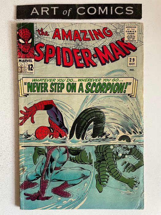 The Amazing Spider-Man #29 – 2nd Appearance Of The Scorpion – Mid Grade – Softcover – Eerste druk – (1965)