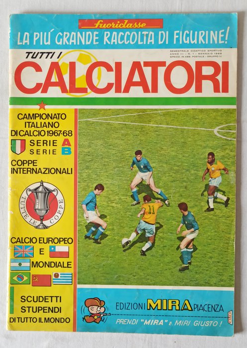Mira - Tutti i Calciatori 1967/68 - Album vuoto