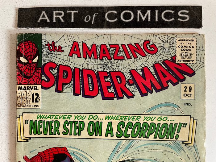 The Amazing Spider-Man #29 – 2nd Appearance Of The Scorpion – Mid Grade – Softcover – Eerste druk – (1965)