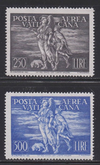 Vatican City 1948 - “Tobias”, complete - Sass. 16/17