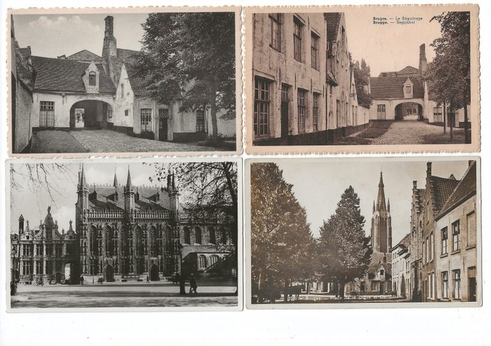 Belgique - Bruges - Cartes postales (Groupe de 131) - 1910-1960