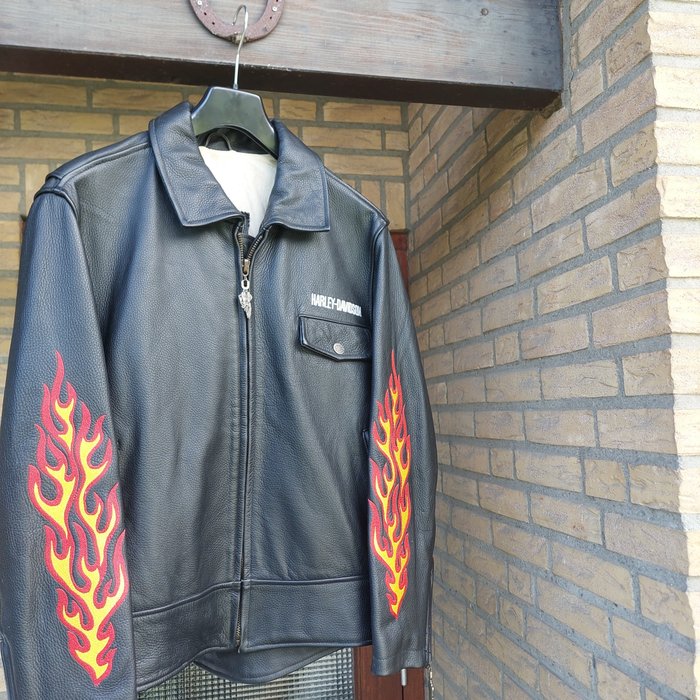 Vestiario - Harley-Davidson Ride Free Flamed Jacket - No Reserve Price