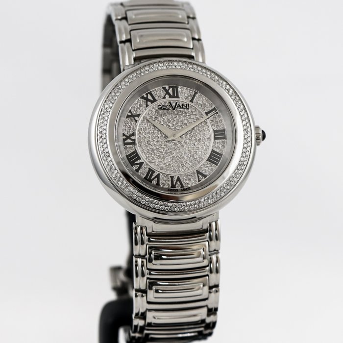 Image 3 of GEOVANI - Swiss Diamond Watch - GOL527-SS-DD-1 "NO RESERVE PRICE" - Women - 2011-present