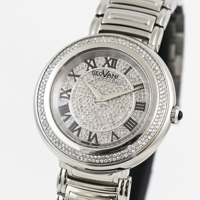 Image 2 of GEOVANI - Swiss Diamond Watch - GOL527-SS-DD-1 "NO RESERVE PRICE" - Women - 2011-present