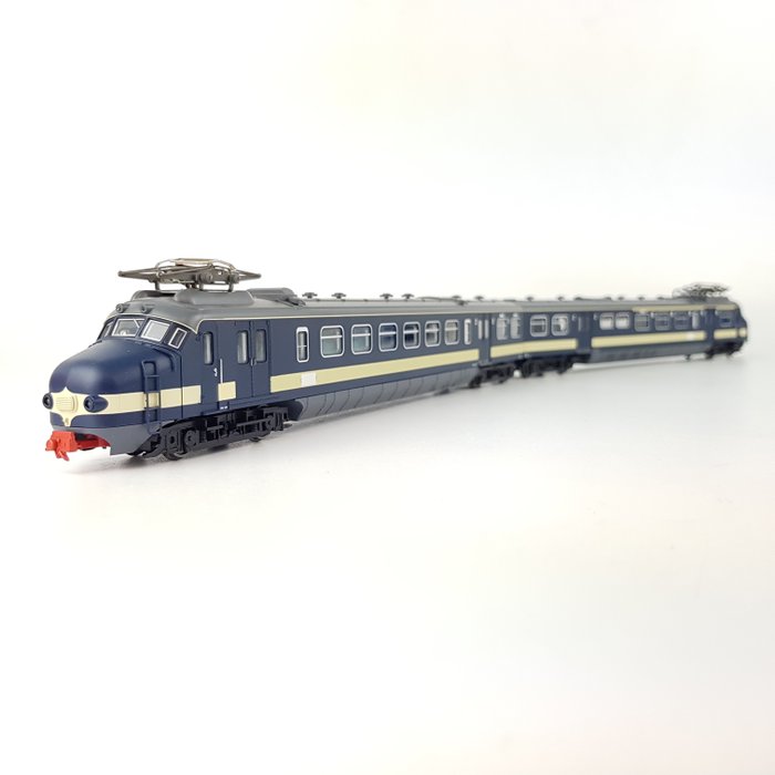 Piko H0 - 57571 - Zugeinheit - Zweiteiliges Benelux-Zugset 'Hondekop' mit der Nummer 1202 - NS