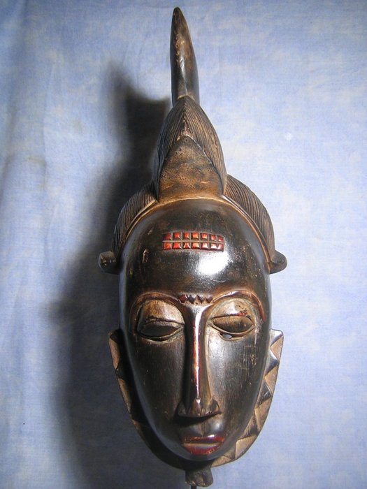 Maschera da ballo - Baoulé M'Blo 45 cm - Costa d’Avorio  (Senza Prezzo di Riserva)