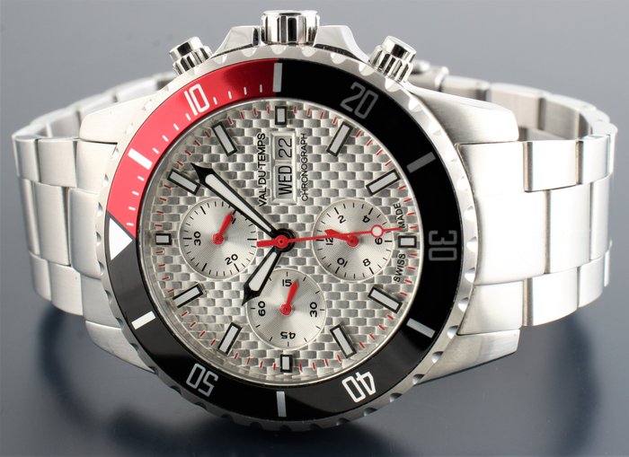 Image 2 of Val Du Temps - "Lauberhorn" - Swiss Automatic Chronograph - Sellita SW500 - Ref. No: VDT-019-500-01