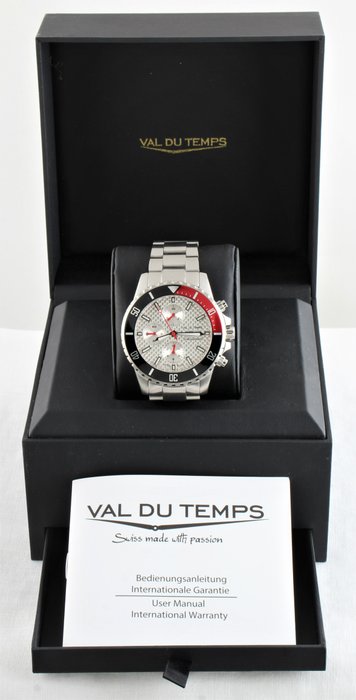 Image 3 of Val Du Temps - "Lauberhorn" - Swiss Automatic Chronograph - Sellita SW500 - Ref. No: VDT-019-500-01