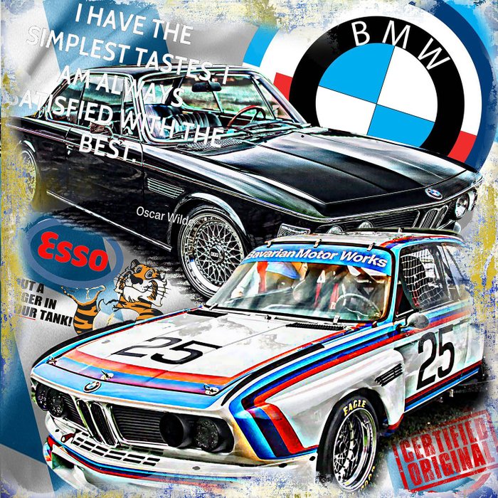 Preview of the first image of Picture/artwork - Luc Best Giclée-Print "3.0 CSI" - BMW - After 2000.