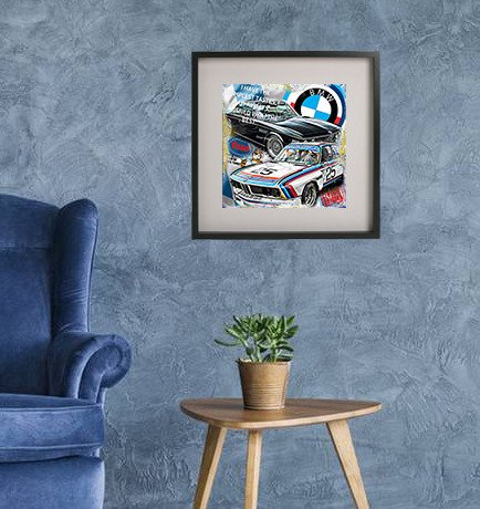 Image 2 of Picture/artwork - Luc Best Giclée-Print "3.0 CSI" - BMW - After 2000