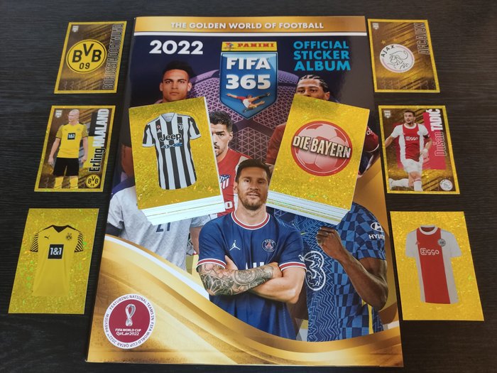 Panini - FIFA365 - 2022 Empty album + complete loose sticker set