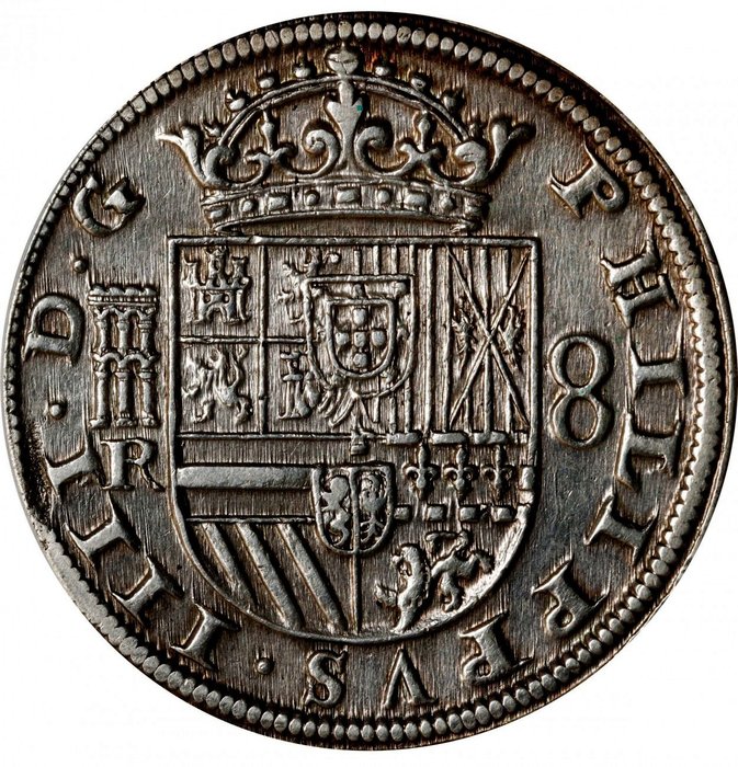 Koninkrijk Spanje. Felipe IV (1621-1665). 8 Reales 1636-R Segovia