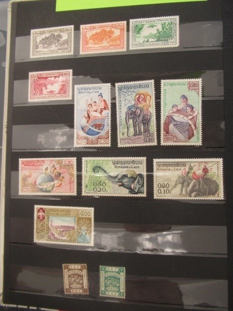 World - including China and Russia, collection of stamps.
