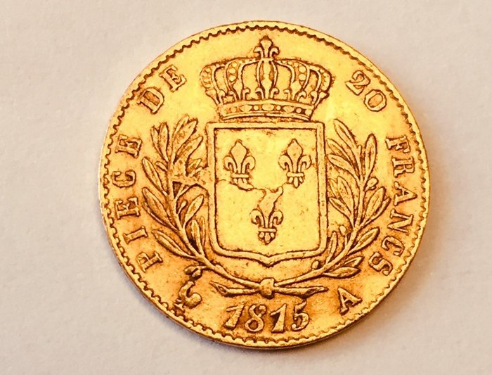 Frankreich. Louis XVIII. (1814-1824). 20 Francs 1815-A, Paris