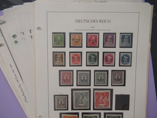 World - Including Germany, collection of stamps.