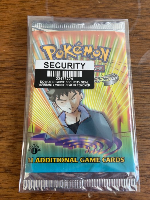 Wizards of The Coast - Pokémon - Booster Pack 1st edition Pokemon booster pack gym heroes sealed - 1999