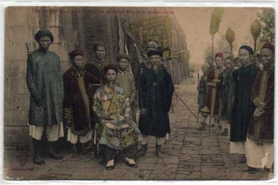 Indo China- with types, street scenes and folk culture - Postcards (Collection of 75) - 1906