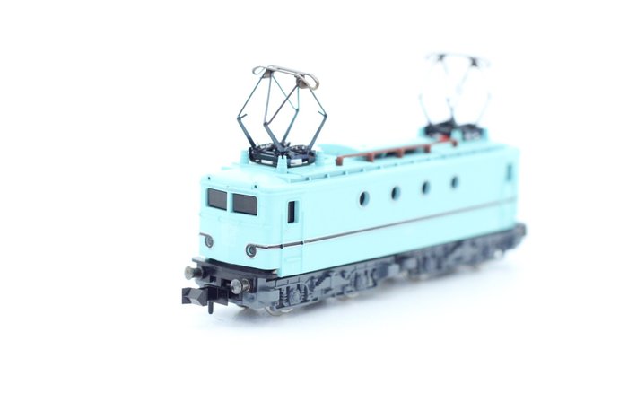 Minitrix N - 12825 - Electric locomotive - Series 1100, in turquoise version - NS