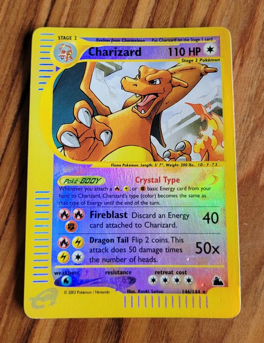 The Pokémon Company - Pokémon - Trading card Charizard 146/144 Skyridge - 2003