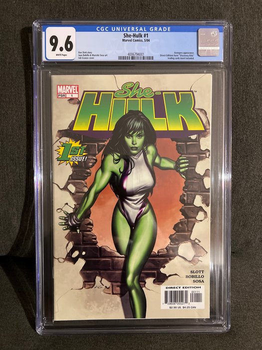 She-Hulk 1 - CGC Graded 9.6 - (2004)