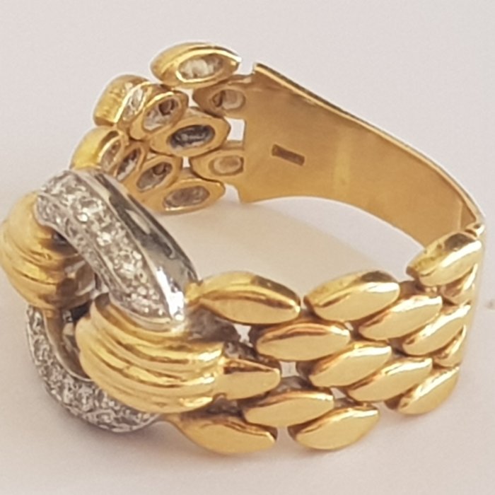 Image 3 of 18 kt. Gold, White gold, Yellow gold - Ring Diamond