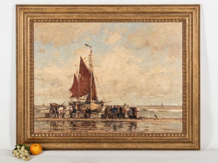 Image 3 of Wilhelm Hambüchen (1869-1939) - Katwijk aan zee