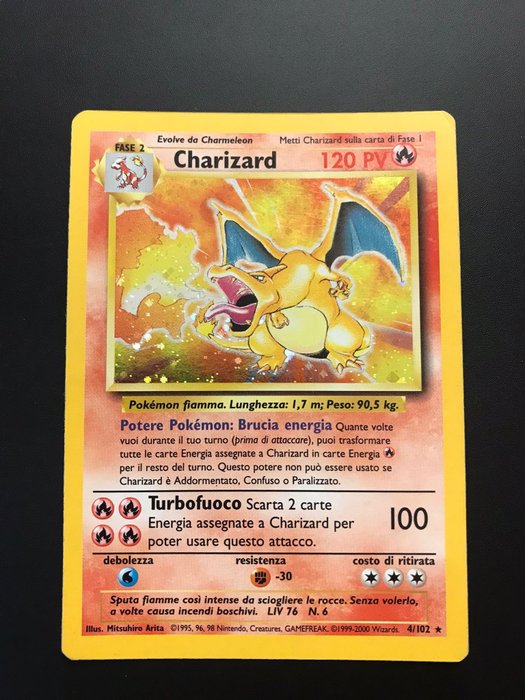 The Pokémon Company - Pokémon - Trading card Charizard - 1999