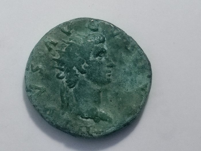 Roman Empire. Divus Augustus. Æ Dupondius,  Rome mint. Restitution issue struck under Nerva, AD 98