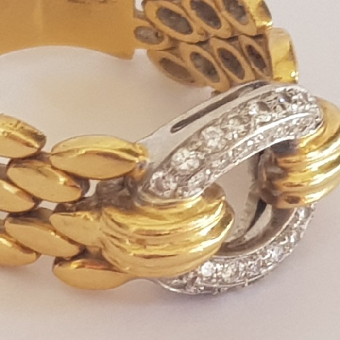 Image 2 of 18 kt. Gold, White gold, Yellow gold - Ring Diamond