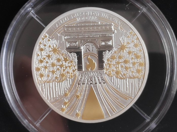 France. 50 Euro 2020. Proof  "Champs Elysees"