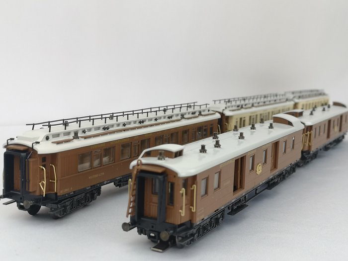 Märklin H0 - 42755 - Coffret de wagon de marchandises - "Oriënt Express", eclairage LED - C.I.W.L.