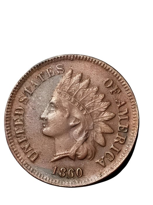 États-Unis. 1 Cent 1860 - Indian Head Small
