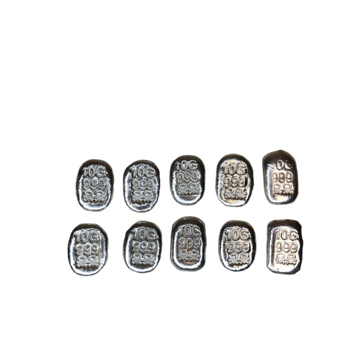 100 gram – Zilver .999 – Atlantis Mint – Skull & Crossbones