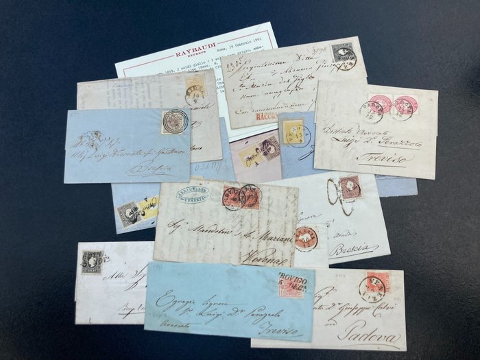 Levant (Oostenrijks postkantoor) 1850 - 12 covers