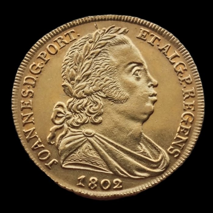 Portugal. D. João Príncipe Regente (1799-1816). Peça (6.400 Reis) 1802 - Peça de Jarra - Muito Rara
