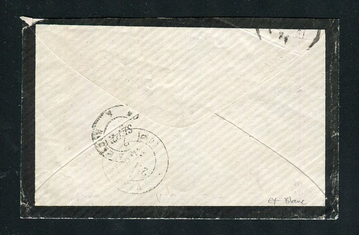 Image 3 of France 1871 - Rare letter bound to Vesoul from Divonne with a pair of n° 36, a n° 39 and a n° 41B