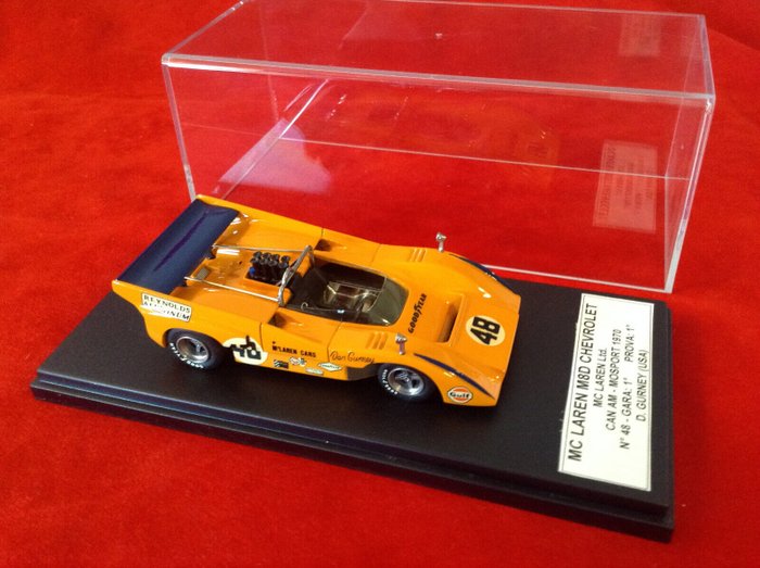 Marsh Models/Thundersport - made in England - 1:43 - McLaren M8D Chevrolet McLaren Ltd Team winner Mosport Park Can Am race 1970 - #48 of Dan Gurney - - Geen reserveringsprijs